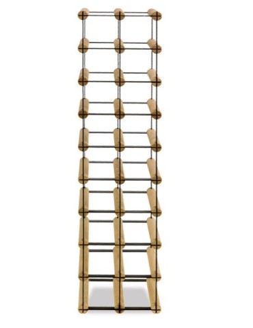 Regały - Stojak na 18 Butelek Szklanych/ PET — RW-8/ 2x9 — Surowy - product 4