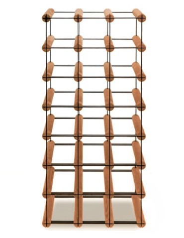 Stojak na 21 Butelek Szklanych/ PET — RW-8/ 3x7 — Brązowy - product 2