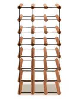 Stojak na 21 Butelek Szklanych/ PET — RW-8/ 3x7 — Brązowy - product 2