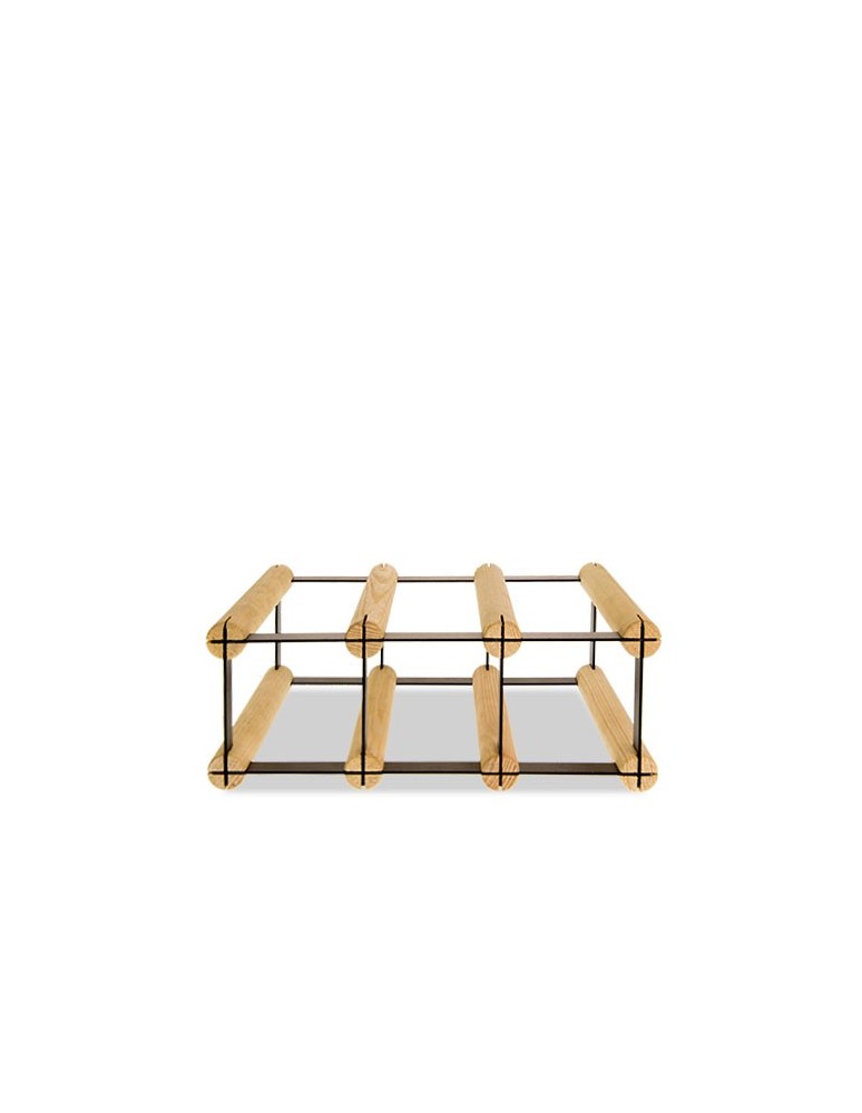 Regały - Stojak na 3 Butelki Szklane/ PET — RW-8/ 3x1 — Surowy - product b2b.wamar.biz 4