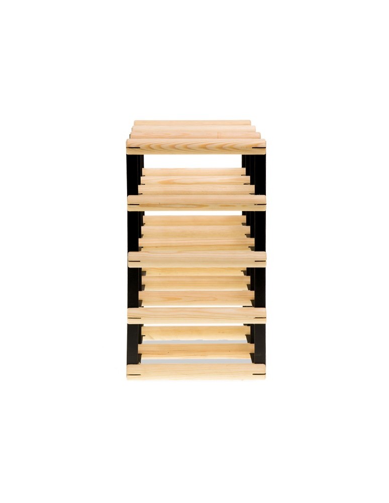 Regały - Stojak na 12 Butelek Szklanych/ PET — RW-8/ 3x4 — Surowy - product b2b.wamar.biz 7