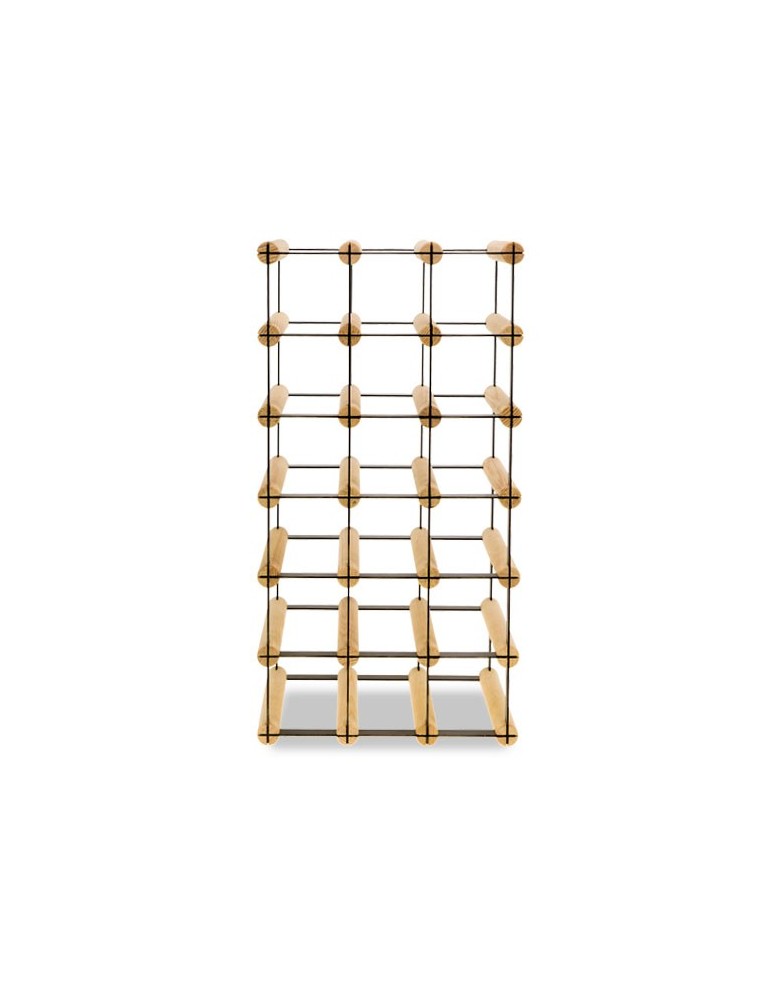 Regały - Stojak na 18 Butelek Szklanych/ PET — RW-8/ 3x6 — Surowy - product b2b.wamar.biz 4