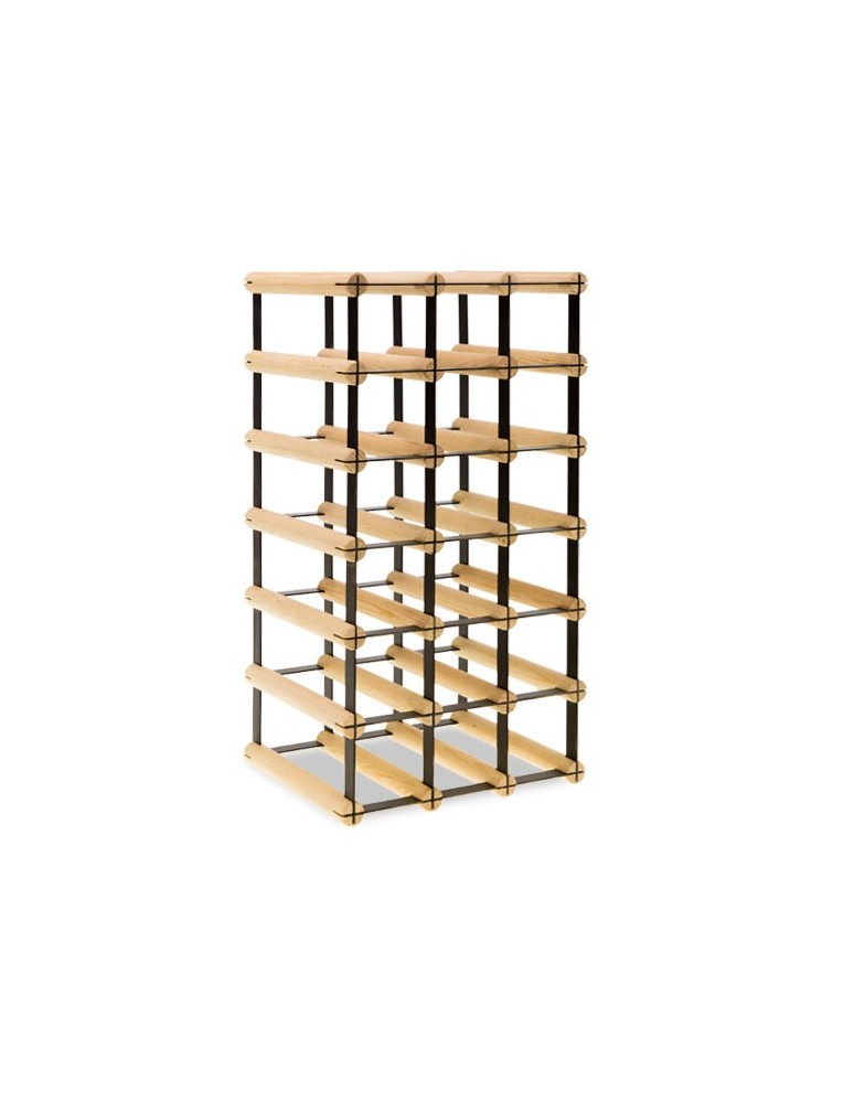 Regały - Stojak na 18 Butelek Szklanych/ PET — RW-8/ 3x6 — Surowy - product b2b.wamar.biz 6