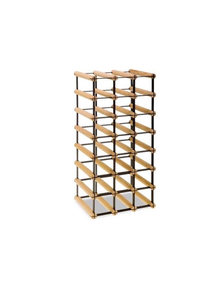 Regały - Stojak na 21 Butelek Szklanych/ PET — RW-8/ 3x7 — Surowy - produkt b2b.wamar.biz 6