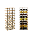Stojak na 24 Butelki Szklane/ PET — RW-8/ 3x8 — Surowy