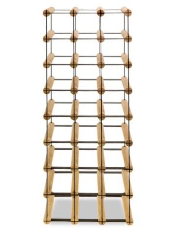 Regały - Stojak na 24 Butelki Szklane/ PET — RW-8/ 3x8 — Surowy - product 4