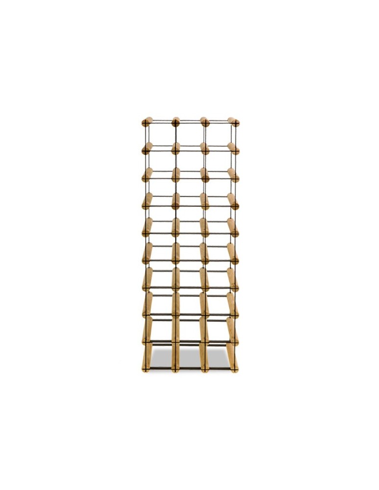 Regały - Stojak na 27 Butelek Szklanych/ PET — RW-8/ 3x9 — Surowy - product b2b.wamar.biz 4