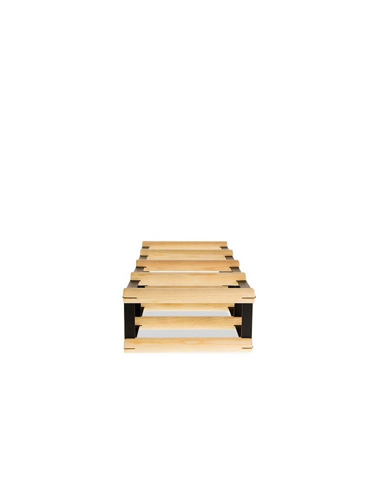 Regały - Stojak na 4 Butelki Szklane/ PET — RW-8/ 4x1 — Surowy - product b2b.wamar.biz 1