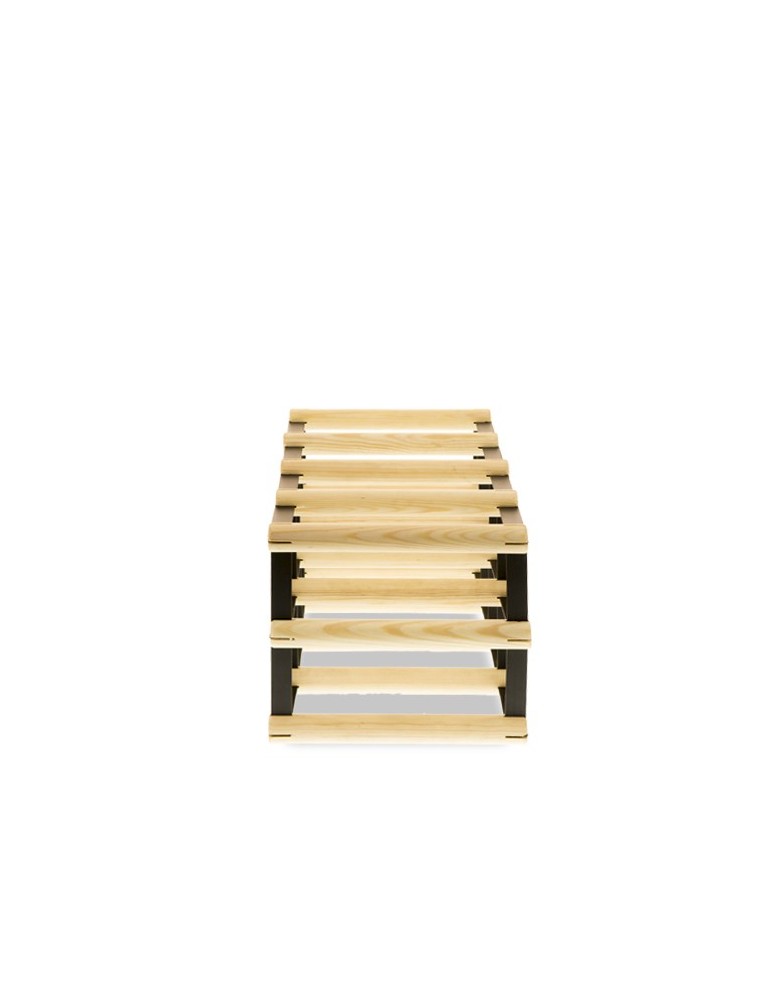 Regały - Stojak na 8 Butelek Szklanych/ PET — RW-8/ 4x2 — Surowy - product b2b.wamar.biz 6