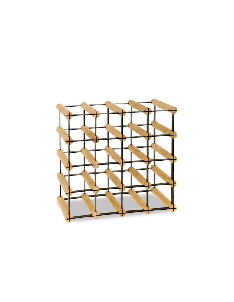 Regały - Stojak na 16 Butelek Szklanych/ PET — RW-8/ 4x4 — Surowy - product b2b.wamar.biz 6