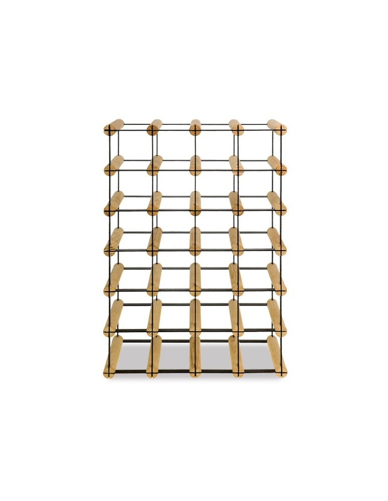 Regały - Stojak na 24 Butelki Szklane/ PET — RW-8/ 4x6 — Surowy - product b2b.wamar.biz 4