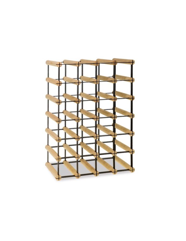 Regały - Stojak na 24 Butelki Szklane/ PET — RW-8/ 4x6 — Surowy - product b2b.wamar.biz 6