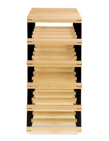 Stojak na 20 Butelek Szklanych/ PET — RW-8/ 4x5 — Surowy - product 2