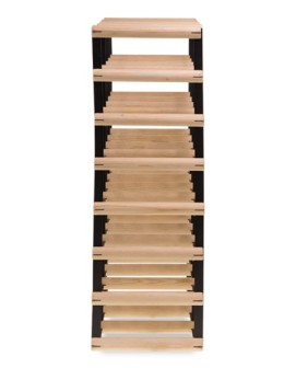 Stojak na 28 Butelek Szklanych/ PET — RW-8/ 4x7 — Surowy - produkt 2