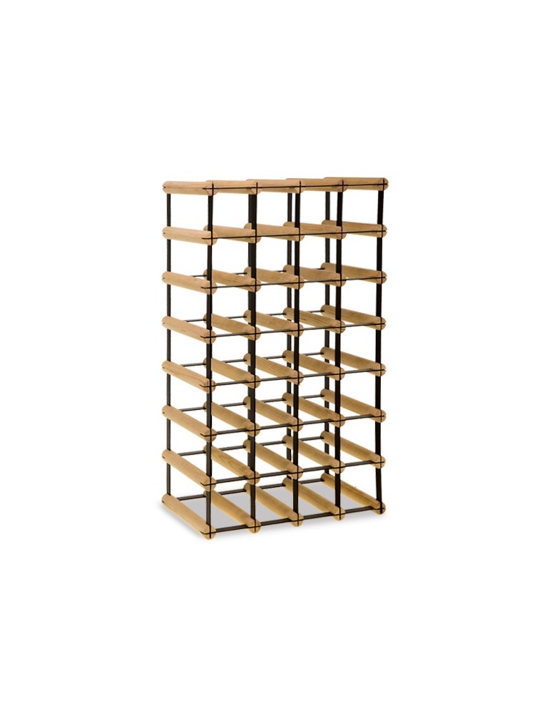 Regały - Stojak na 28 Butelek Szklanych/ PET — RW-8/ 4x7 — Surowy - product b2b.wamar.biz 6