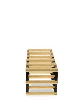 Stojak na 10 Butelek Szklanych/ PET — RW-8/ 5x2 — Surowy - product 2