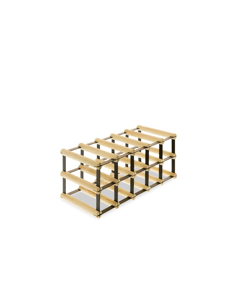 Regały - Stojak na 10 Butelek Szklanych/ PET — RW-8/ 5x2 — Surowy - product b2b.wamar.biz 6