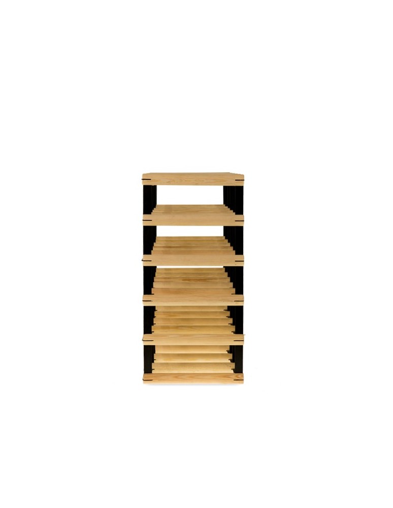 Regały - Stojak na 25 Butelek Szklanych/ PET — RW-8/ 5x5 — Surowy - product b2b.wamar.biz 1