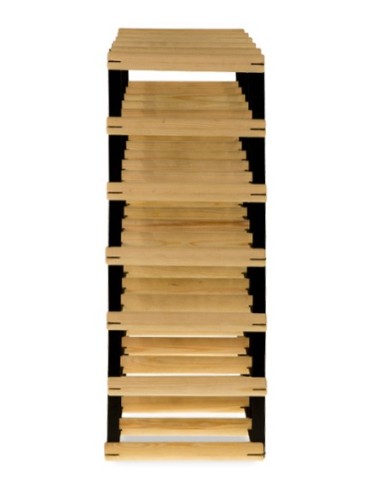 Stojak na 30 Butelek Szklanych/ PET — RW-8/ 5x6 — Surowy - product 2