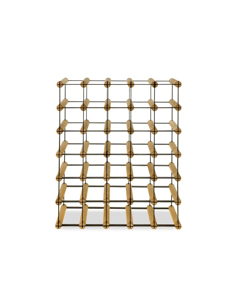 Regały - Stojak na 30 Butelek Szklanych/ PET — RW-8/ 5x6 — Surowy - product b2b.wamar.biz 4