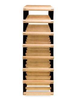 Stojak na 35 Butelek Szklanych/ PET — RW-8/ 5x7 — Surowy - product 2