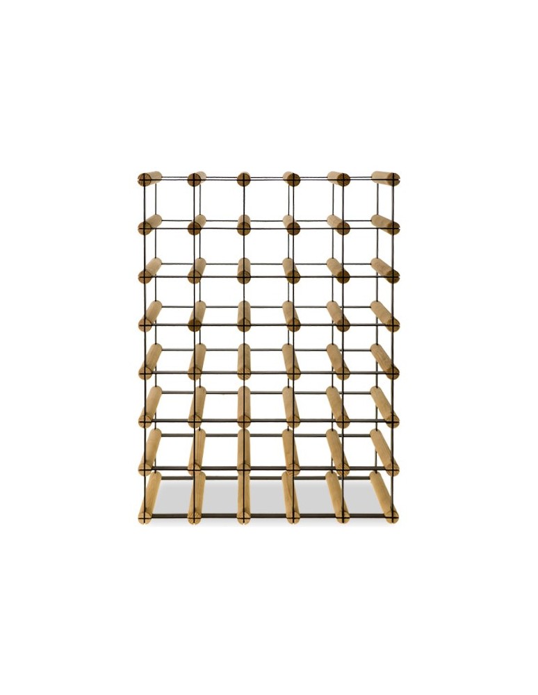 Regały - Stojak na 35 Butelek Szklanych/ PET — RW-8/ 5x7 — Surowy - product b2b.wamar.biz 4