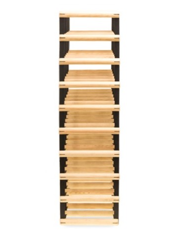 Stojak na 45 Butelek Szklanych/ PET — RW-8/ 5x9 — Surowy - product 2