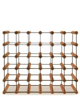 Stojak na 30 Butelek Szklanych/ PET — RW-8/ 5x6 — Brązowy - product 2