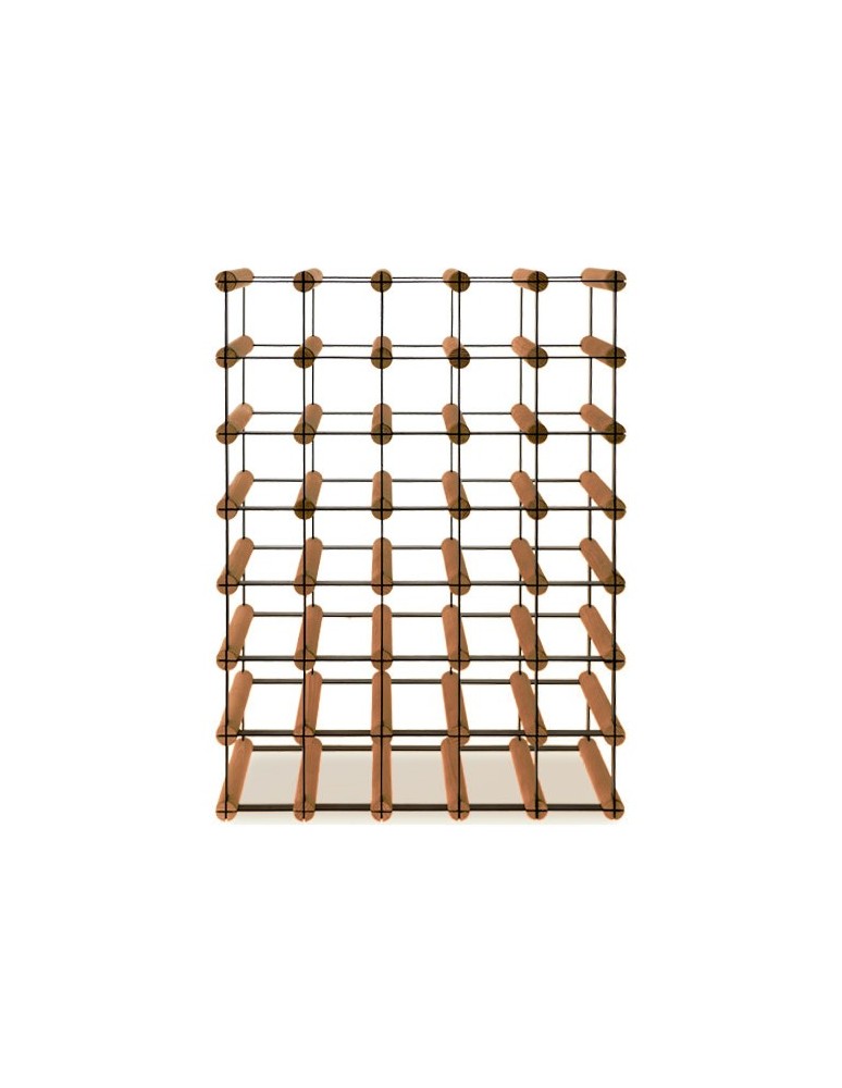 Regały - Stojak na 35 Butelek Szklanych/ PET — RW-8/ 5x7 — Brązowy - product b2b.wamar.biz 6