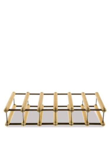 Regały - Stojak na 6 Butelek Szklanych/ PET — RW-8/ 6x1 — Surowy - product 4