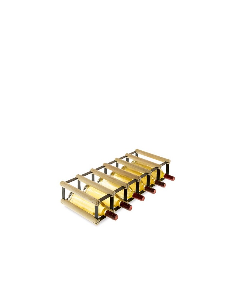 Regały - Stojak na 6 Butelek Szklanych/ PET — RW-8/ 6x1 — Surowy - product b2b.wamar.biz 5