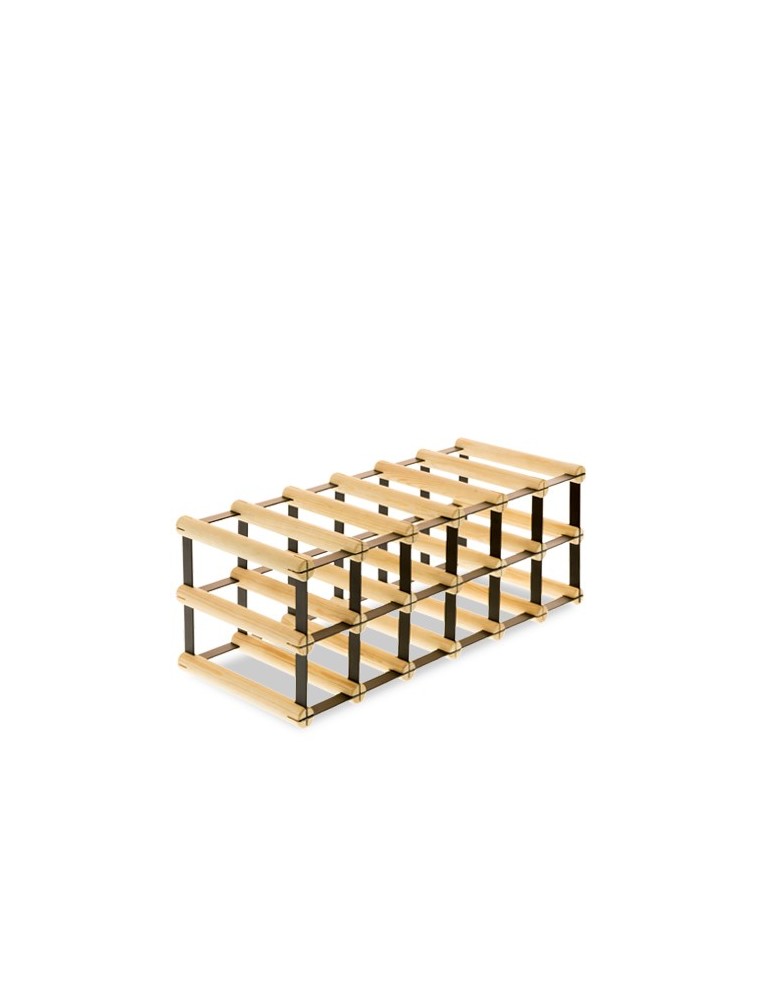 Regały - Stojak na 12 Butelek Szklanych/ PET — RW-8/ 6x2 — Surowy - product b2b.wamar.biz 6