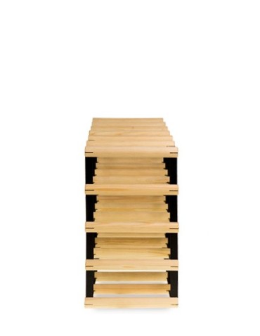 Stojak na 24 Butelek Szklanych/ PET — RW-8/ 6x4 — Surowy - product 2