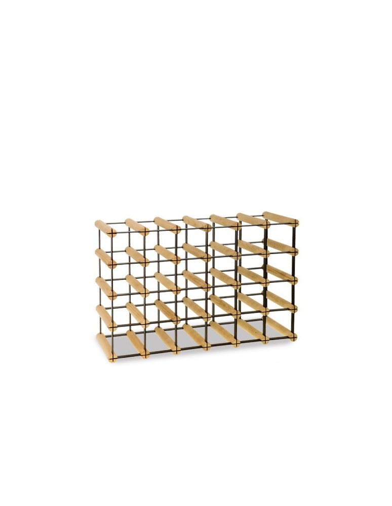 Regały - Stojak na 24 Butelek Szklanych/ PET — RW-8/ 6x4 — Surowy - product b2b.wamar.biz 6