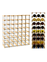 Stojak na 42 Butelki Szklane/ PET — RW-8/ 6x7 — Surowy