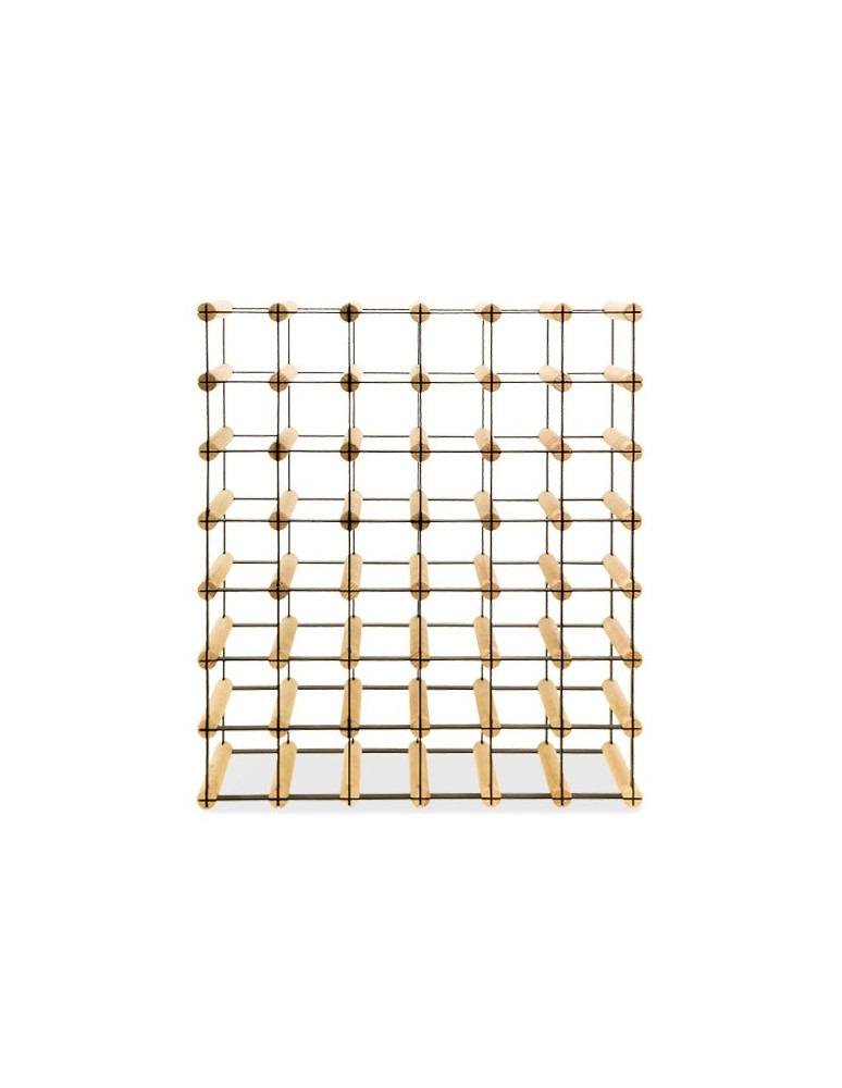 Regały - Stojak na 42 Butelki Szklane/ PET — RW-8/ 6x7 — Surowy - product b2b.wamar.biz 4