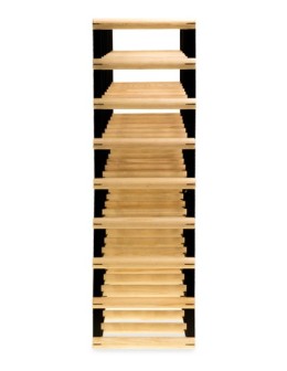 Stojak na 48 Butelek Szklanych/ PET — RW-8/ 6x8 — Surowy - product 2