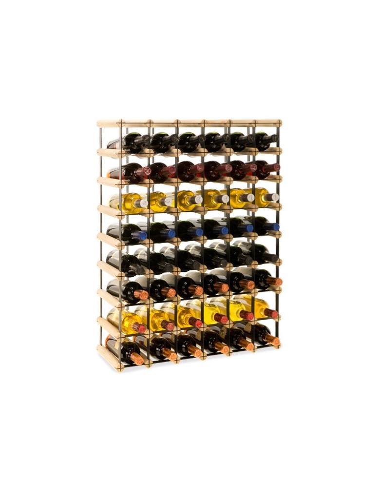 Regały - Stojak na 48 Butelek Szklanych/ PET — RW-8/ 6x8 — Surowy - product b2b.wamar.biz 5