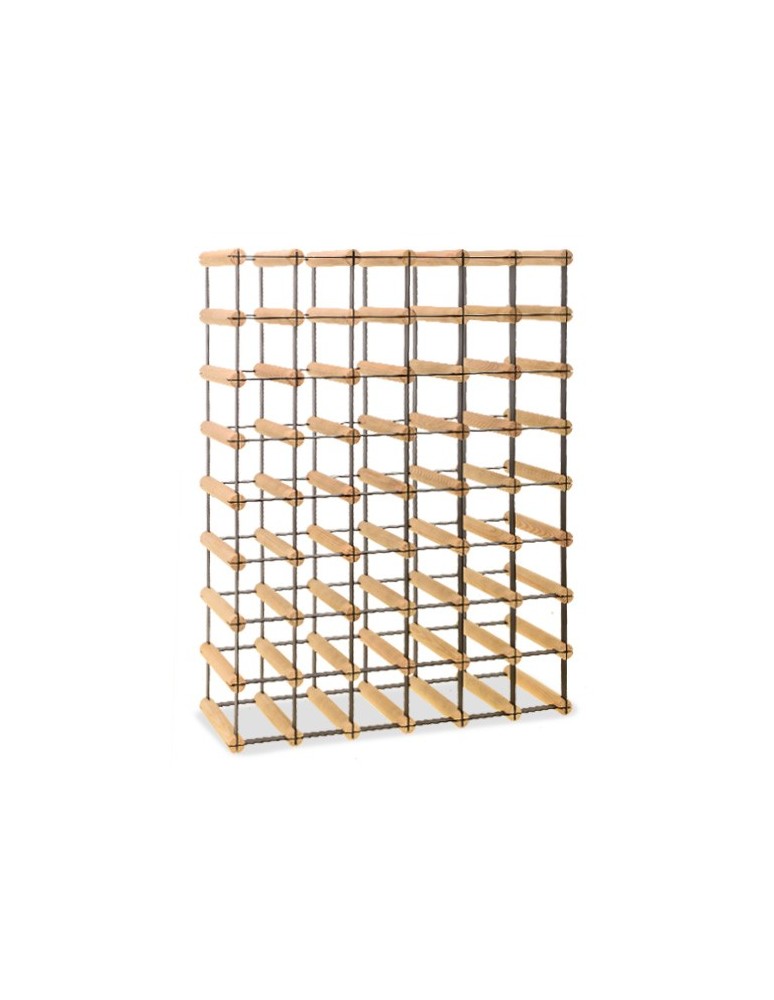 Regały - Stojak na 48 Butelek Szklanych/ PET — RW-8/ 6x8 — Surowy - product b2b.wamar.biz 6