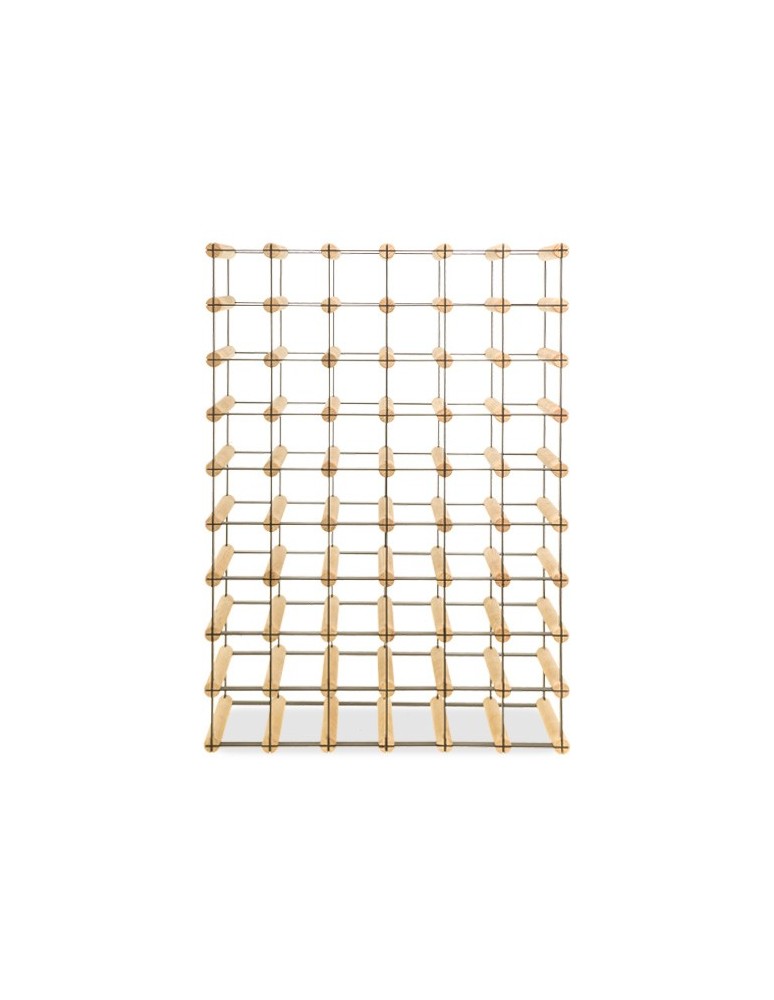 Regały - Stojak na 54 Butelki Szklane/ PET — RW-8/ 6x9 — Surowy - product b2b.wamar.biz 4