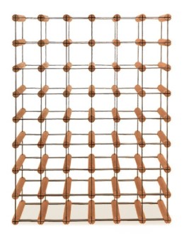 Stojak na 48 Butelek Szklanych/ PET — RW-8/ 6x8 — Brązowy - product 2