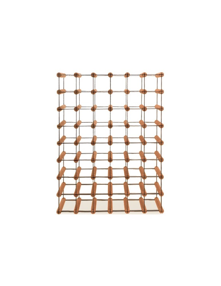 Regały - Stojak na 48 Butelek Szklanych/ PET — RW-8/ 6x8 — Brązowy - product b2b.wamar.biz 5