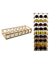 Stojak na 7 Butelek Szklanych/ PET — RW-8/ 7x1 — Surowy