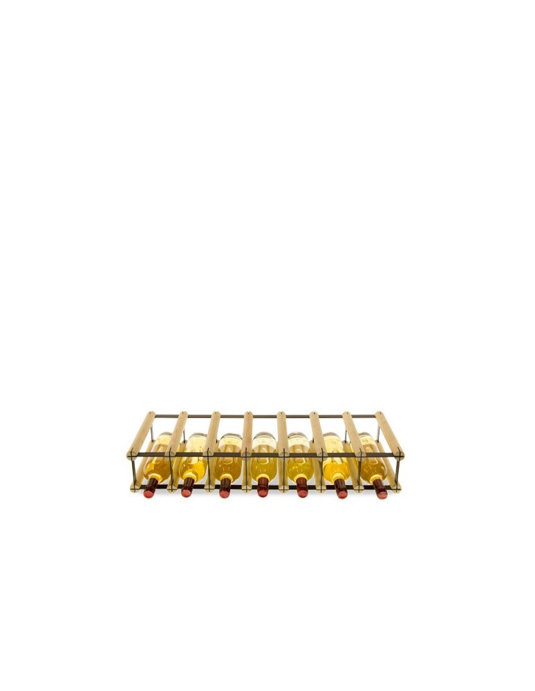 Regały - Stojak na 7 Butelek Szklanych/ PET — RW-8/ 7x1 — Surowy - product b2b.wamar.biz 4