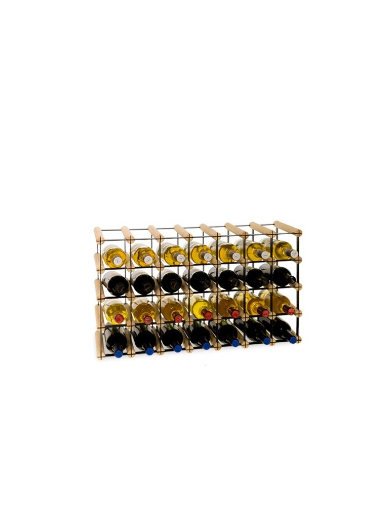 Regały - Stojak na 28 Butelek Szklanych/ PET — RW-8/ 7x4 — Surowy - product b2b.wamar.biz 5