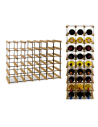 Stojak na 35 Butelek Szklanych/ PET — RW-8/ 7x5 — Surowy