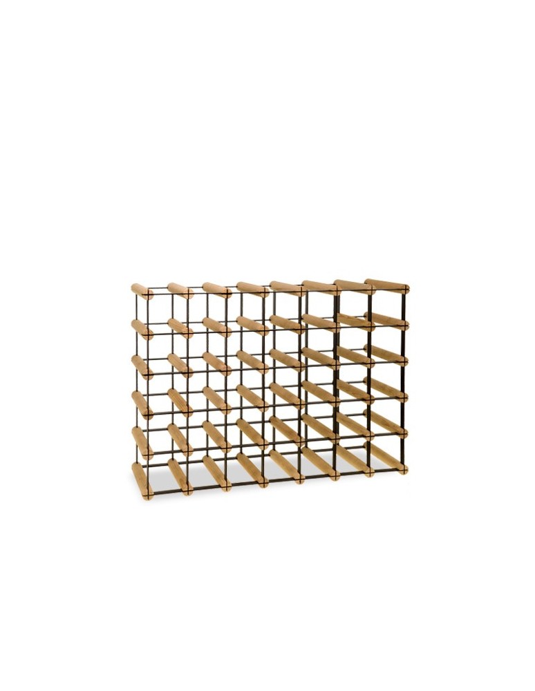 Regały - Stojak na 35 Butelek Szklanych/ PET — RW-8/ 7x5 — Surowy - product b2b.wamar.biz 6