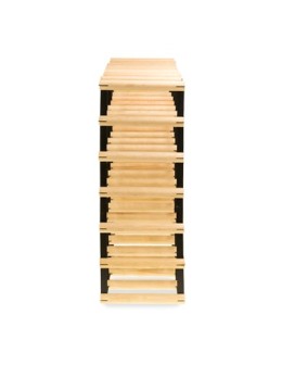 Stojak na 42 Butelki Szklane/ PET — RW-8/ 7x6 — Surowy - product 2