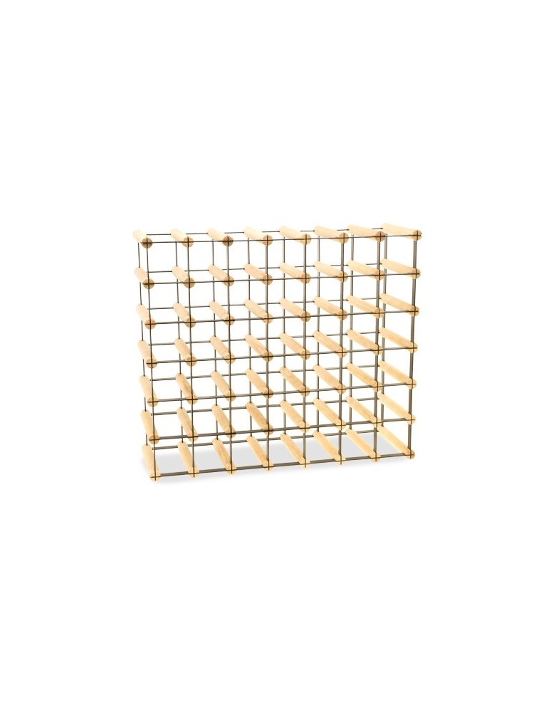 Regały - Stojak na 42 Butelki Szklane/ PET — RW-8/ 7x6 — Surowy - product b2b.wamar.biz 6