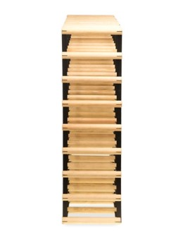 Stojak na 56 Butelek Szklanych/ PET — RW-8/ 7x8 — Surowy - produkt 2